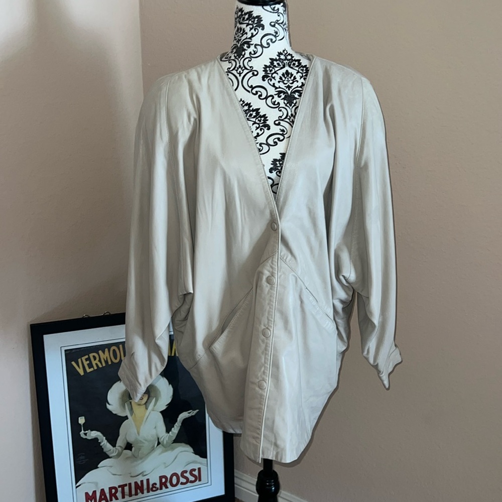 Vintage 80s Leather Gallery Vintage Jacket Size M